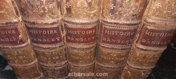 تاريخ إنجلترا طبعة ملكيه  للمؤرخ الفرنسى رابين دى ثويراس 1724