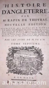 تاريخ إنجلترا طبعة ملكيه  للمؤرخ الفرنسى رابين دى ثويراس 1724 9