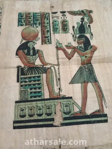 لوحة مصنوعة يدويا مصادق عليها في العهد العثماني