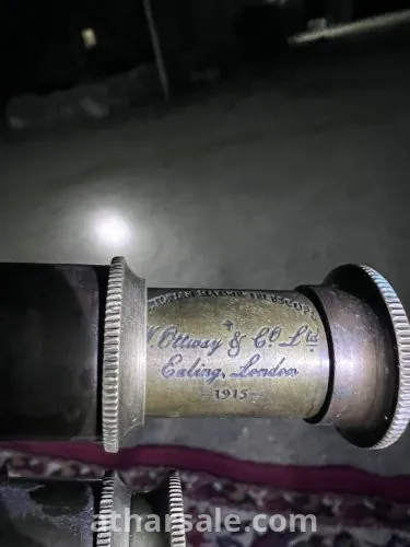 تلسكوب صناعه إنجليزية 1915