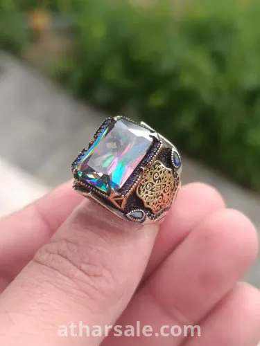 خواتم فضة  توباز عيار 925 استرليني