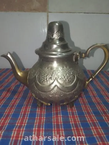 براد شاي من المعدان الفضه الحره رقم 1