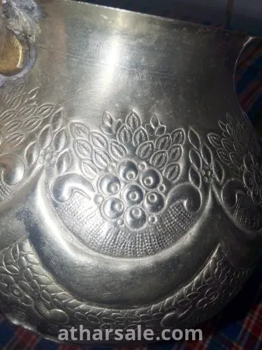 براد شاي من المعدان الفضه الحره رقم 1