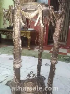 طرابزة نحاس هاندميد  تحفة فنية واثرية 4