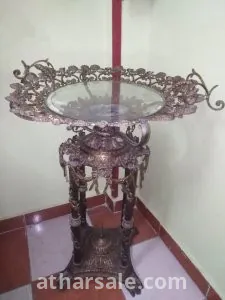 طرابزة نحاس هاندميد  تحفة فنية واثرية 2