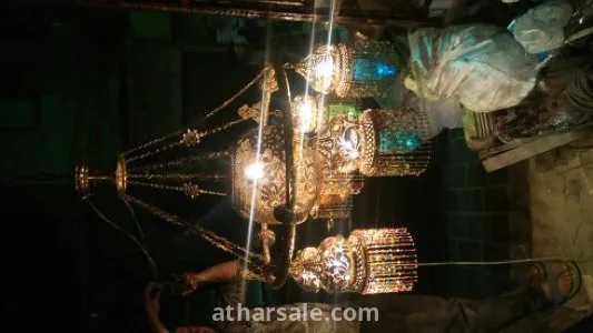 نجفة نحاس شغل هاندميد  تحفة فنية واثرية مكانها القصور والمساجد العريقة 8