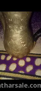 تحفه انتيكه اثريه اصليه مزخرفه قديمه من تاريخ العصر الاسلامي القديم ابريق معدن نفيس مختلط  لهواه الانتيكات 1