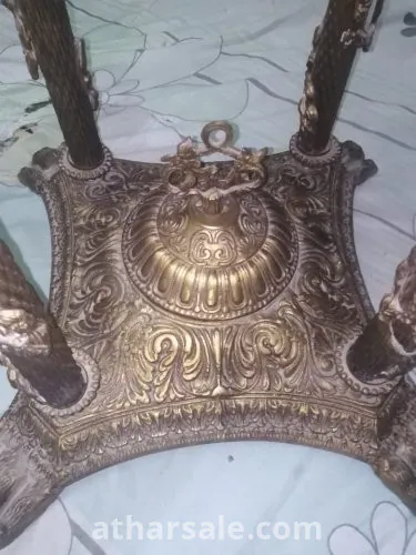 طرابزة نحاس هاندميد  تحفة فنية واثرية