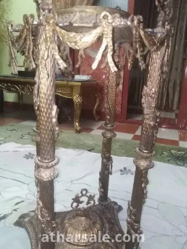 طرابزة نحاس هاندميد  تحفة فنية واثرية