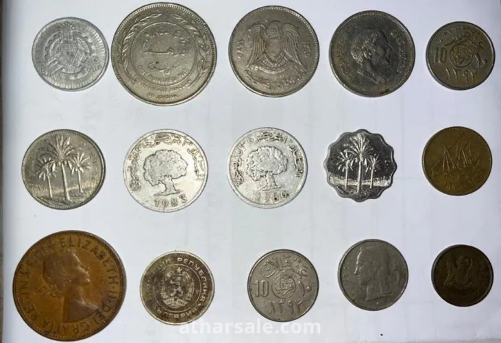 عملات نادرة للبيع لجمهورية مصر العربية و ليبيا و تونس و العراق