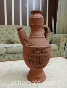 إبريق فخار اسلامي نادر