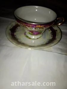 طقم شاي صيني + اطباق تقديم الحلوي 6