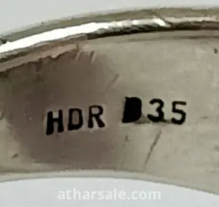 خاتم فضة من القرن الثامن عشر 5