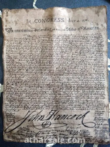 An old official document