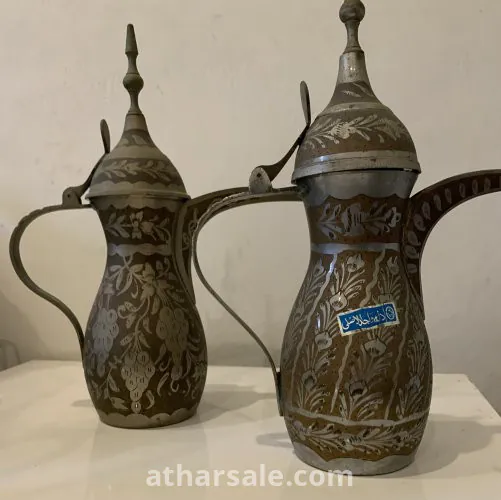 دله الممتازه واجد الاصلي منقوش نحاس وفضة