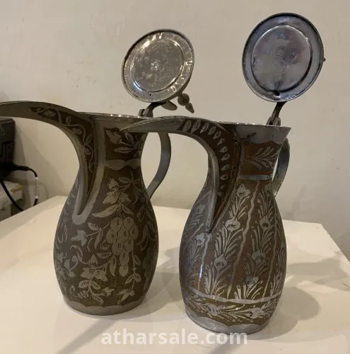 دله الممتازه واجد الاصلي منقوش نحاس وفضة