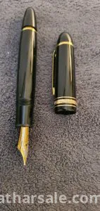 قلم حبر سائل مايسترشتوك 149 مطلى بالذهب الاصفر Montblanc 12