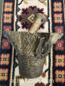 مهراز نحاسي 3 كلغ و 200 قديم و ناذر يرجع الى مئات السنين