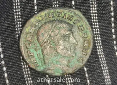 عملة رومانية - قديمة وأصيلة مضمونة - قسطنطين الأول - 307