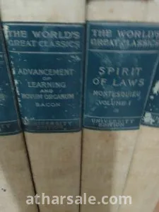 عشر مجلدات في أمهات الفكر الغربي باللغة الإنجليزية طبعت عام 1900 14