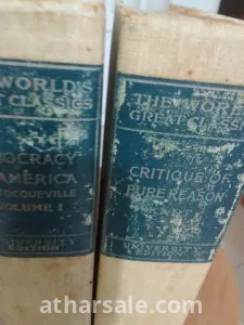 عشر مجلدات في أمهات الفكر الغربي باللغة الإنجليزية طبعت عام 1900 11