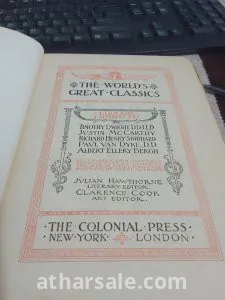 عشر مجلدات في أمهات الفكر الغربي باللغة الإنجليزية طبعت عام 1900 9