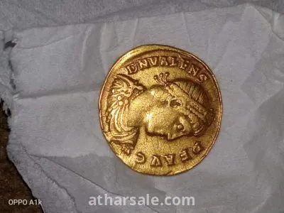 عمله نادره رومانيه ذهب للملك فالنس.367 ميلاديا