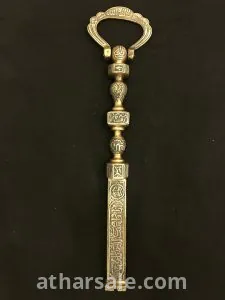 نسخة قديمة من مفتاح الكعبة المشرفة برونز تكفيت فضة