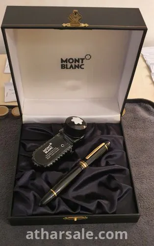 قلم حبر سائل مايسترشتوك 149 مطلى بالذهب الاصفر Montblanc