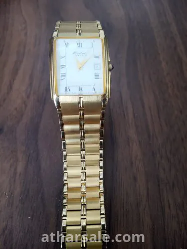 Kolber Geneve. K-8200. 5M. water resistant. 18K GOLD. electro plated.