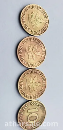 عملة ألمانية نادرة بفينج1950