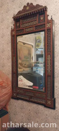 مرايا ارابيسك معشقة صدف بالكامل شغل يدوى قديم