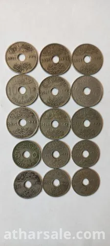 عملات السلطان حسين كامل 10. 5 مليم
