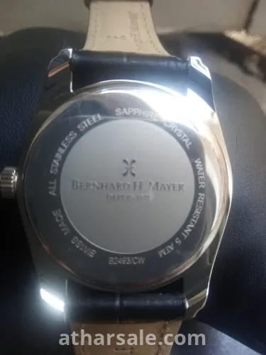 Bernhard H. Mayer Stainless Steel  Leather Stella Women’s Wristwatch 34 mm