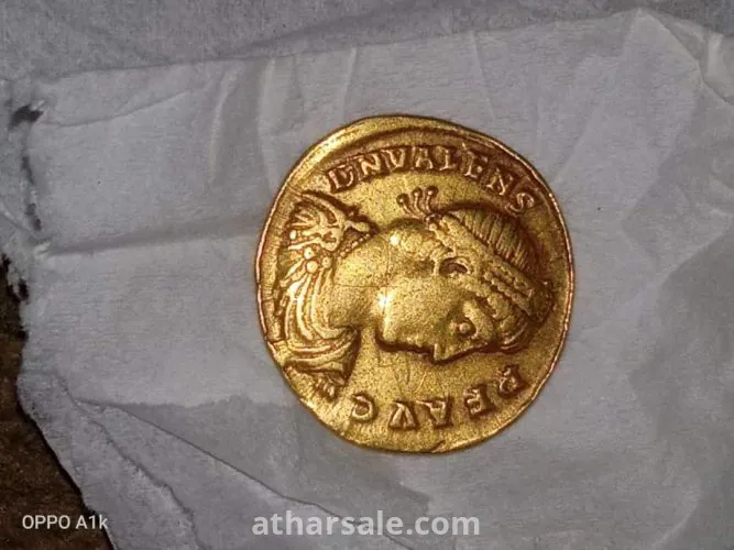 عمله نادره رومانيه ذهب للملك فالنس.367 ميلاديا