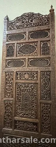 اثاث اثري انتيك مجلس ٢٢ كرسي وطاولة وزوالي ((صناعة يدوية بالكامل))