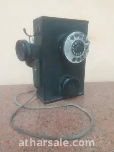 تليفون حائط معدنى طراز قديم جدا 3