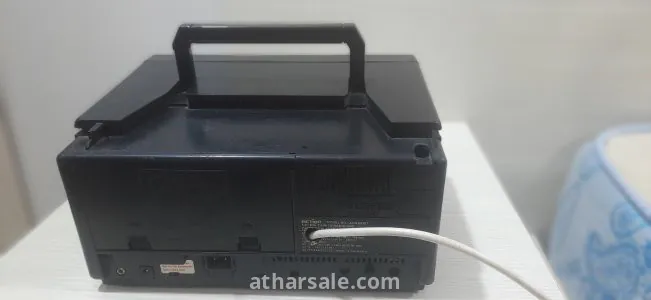 Old 5.5 inch black and white TV, radio and cassette player from 1985 action 6030t 3