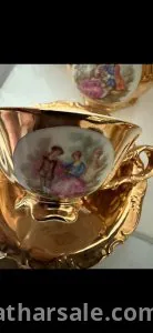 طقم شاي روميو و چوليت الاصلي الفرنساوي تصنيع عام 1926 6