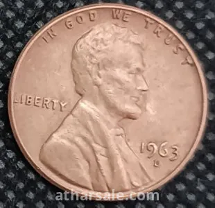 ١ سنت لينكولن ١٩٦٣ D النادر