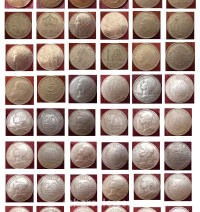 Old coins and banknotes Arabic and international 6