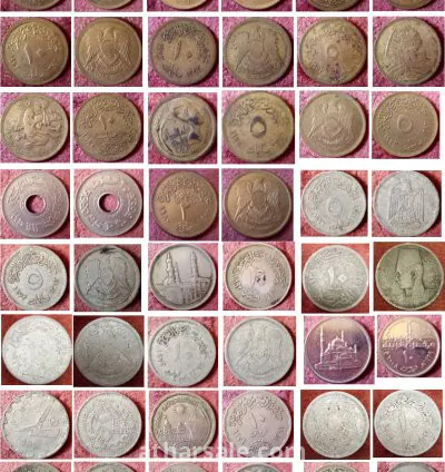 عملات معدنية وورقية عربية وعالمية