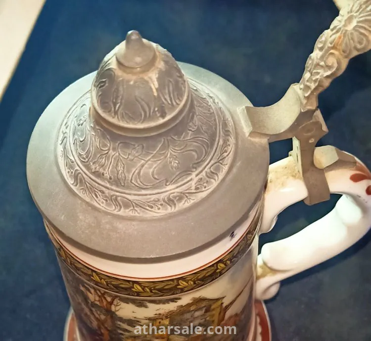 2 من اكواب البيرة الالمانيا القديمة تصلح للدكور