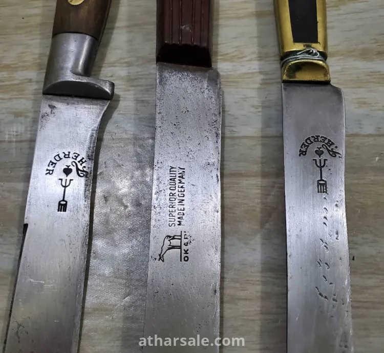 ساكاكين ابو شوكة قديمة وسكين ابو غزال المانية نظيفة للبيع