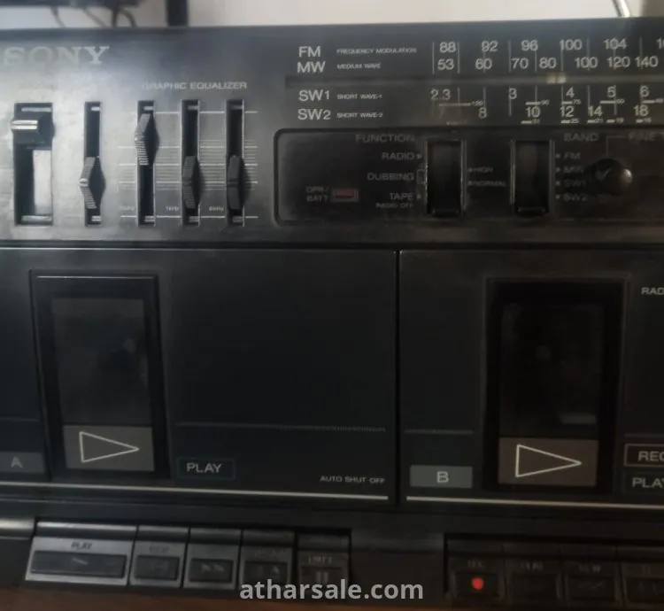 راديو كاسيت عتيق من سوني