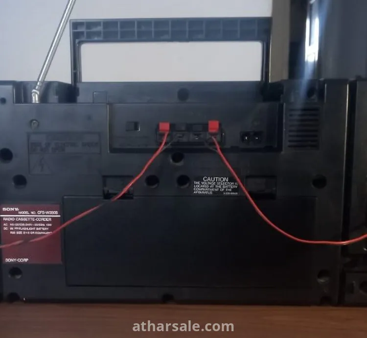 راديو كاسيت عتيق من سوني