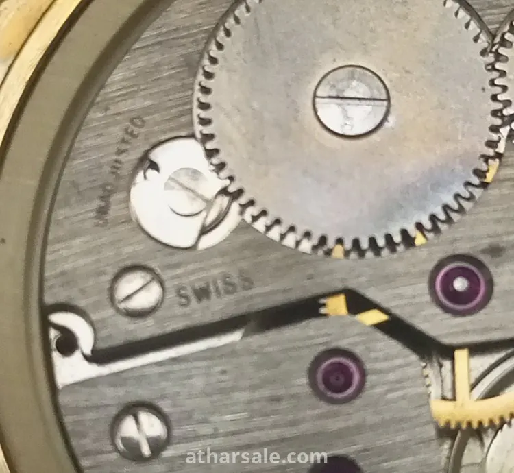 ساعة جيب مطليه ذهب