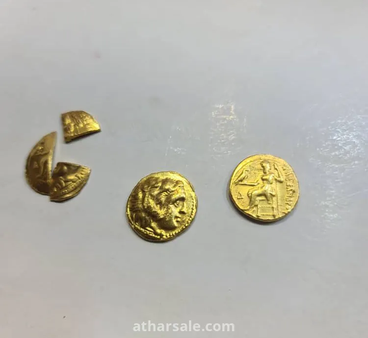 عمله ذهب نادره من العصر الروماني