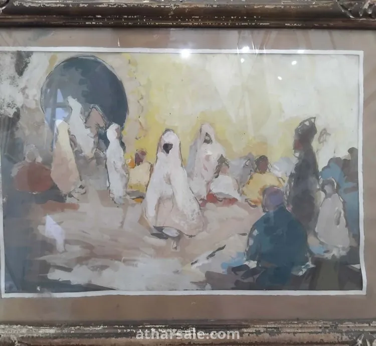 لوحة نادرة جدا قديمة و أصلية