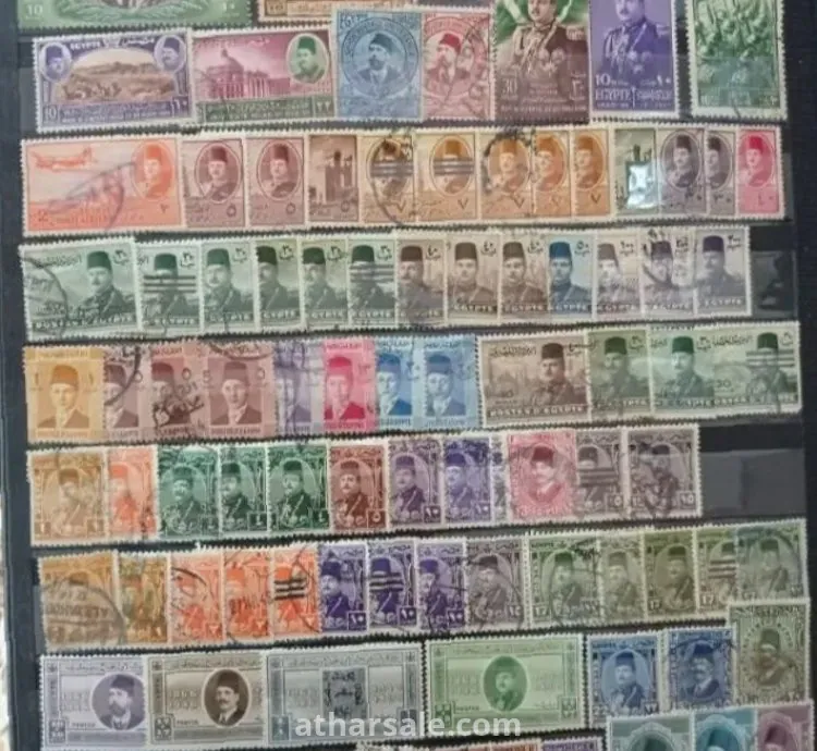 طوابع الملك فاروق نادرة